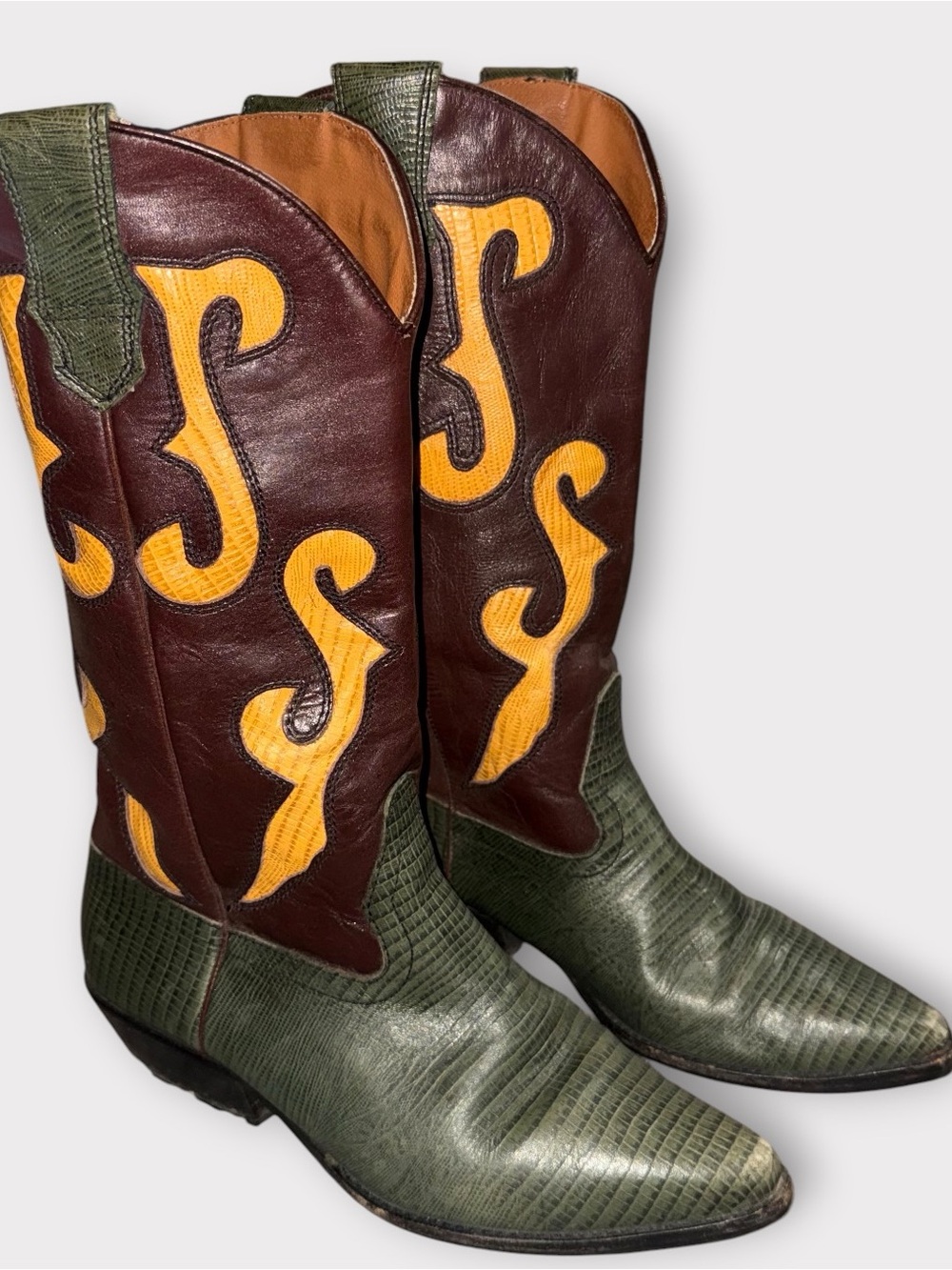 Vintage 90s Nine West cowgirl boots sz 8